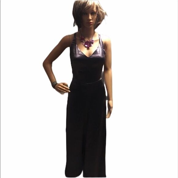 Eyeshadow Purple Jumpsuit Size Medium NWT - Picture 7 of 9